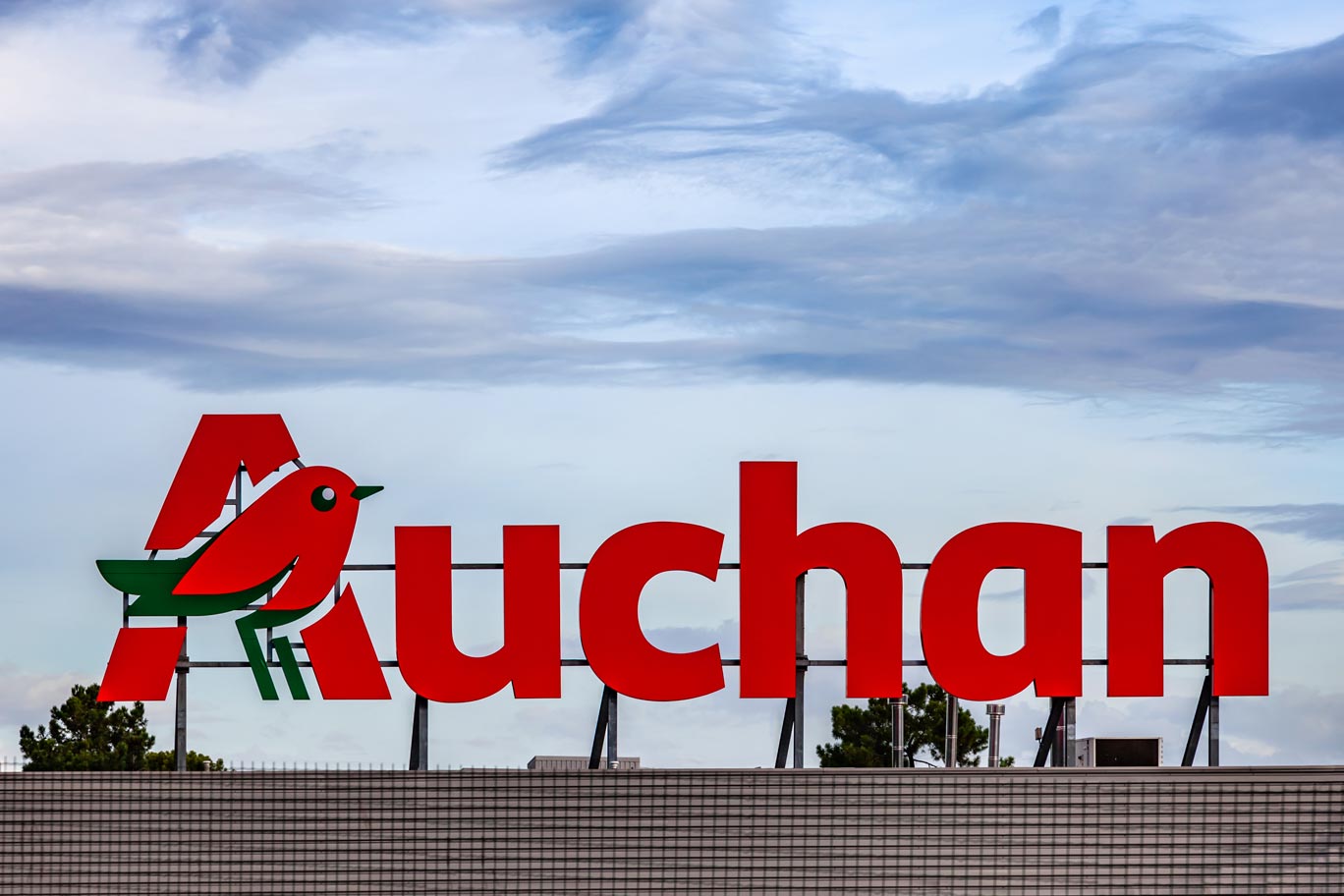 auchan imagem com o logótipo