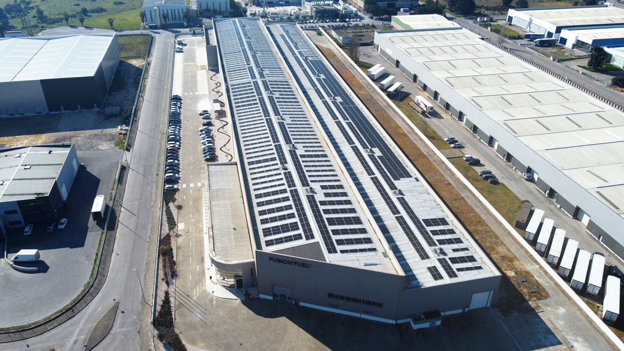 photovoltaic plant at fusion fuel